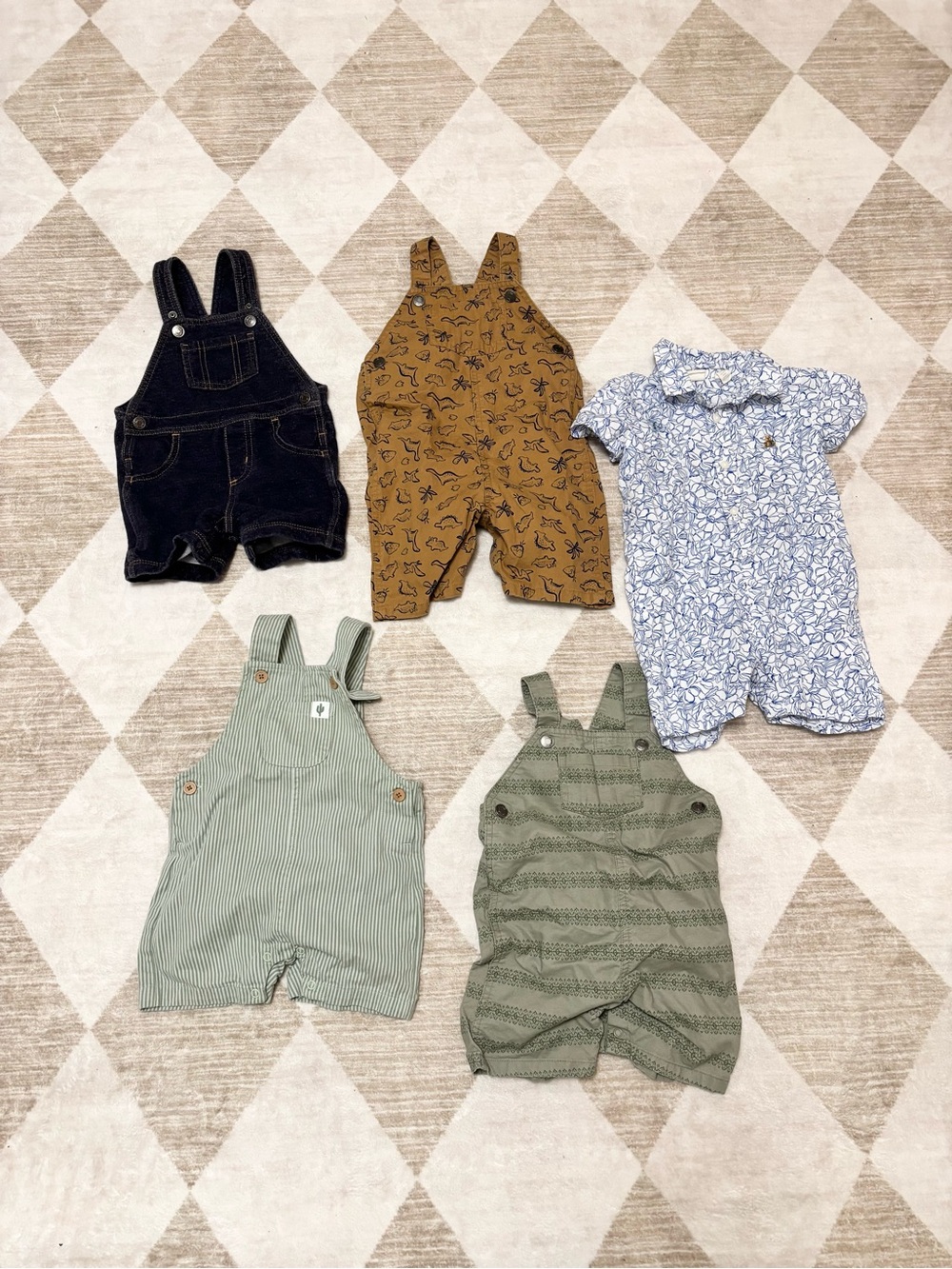 Carters Gap 18-24 month overall bundle gender neutral boys spring summer fall